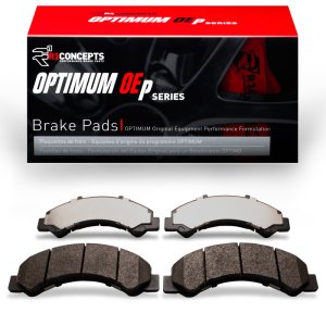 Chevrolet W4500 Tiltmaster Brake Pads - Front + Rear - R1 Concepts - Optimum OE - `98-`24